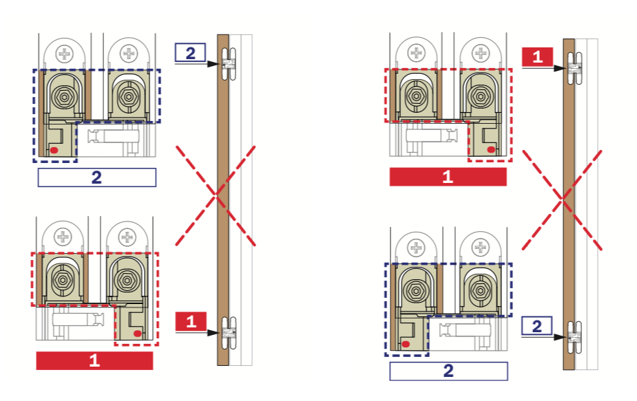 Ceam Bronze 134mm 3D Concealed Hinge 1130 | CI001130BRO00