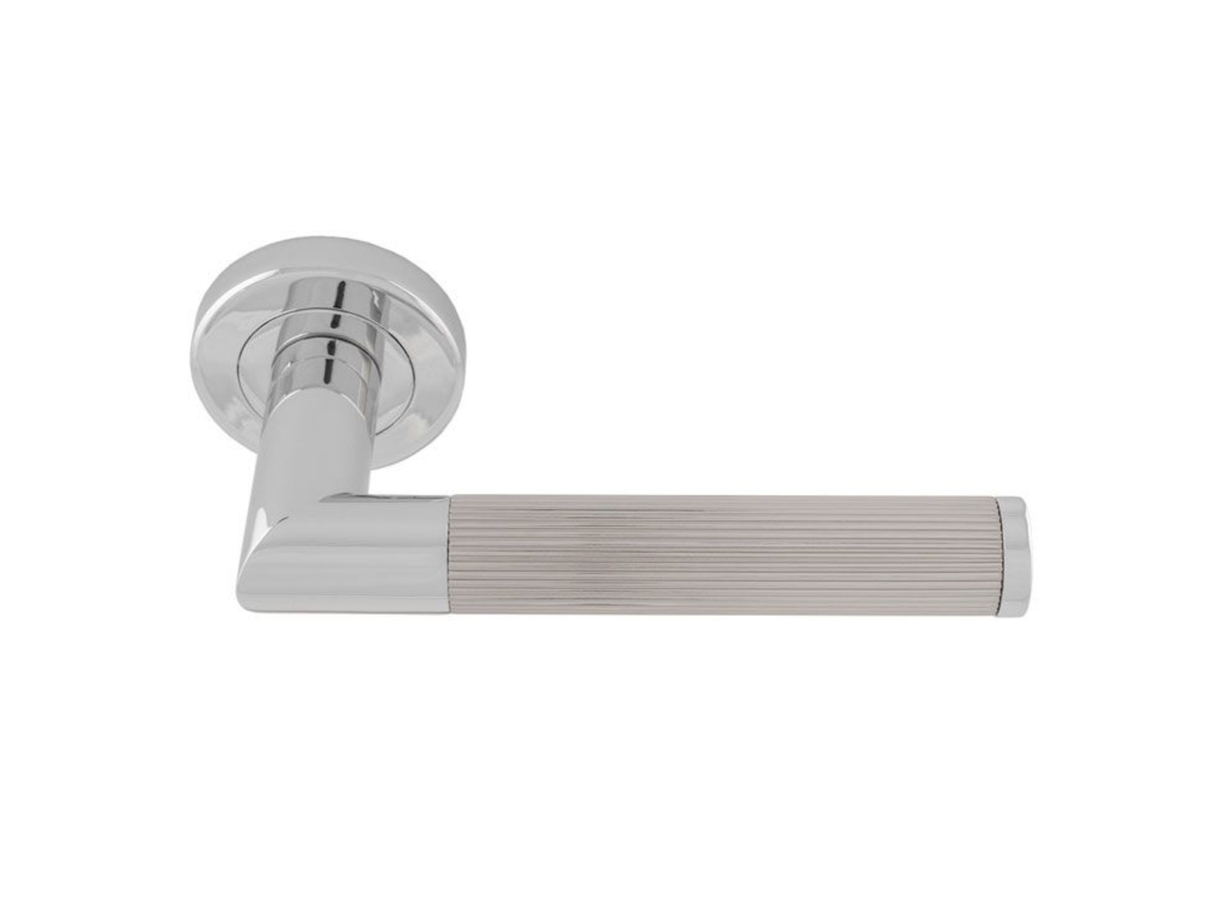 Set Polished Chrome and Satin Nickel Trend Lines Lever | SZM170CPSN