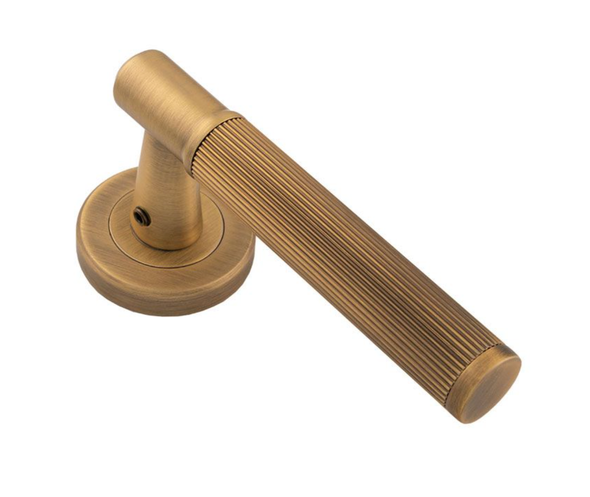 Set Antique Brass Image Lines Lever | SZM270AB