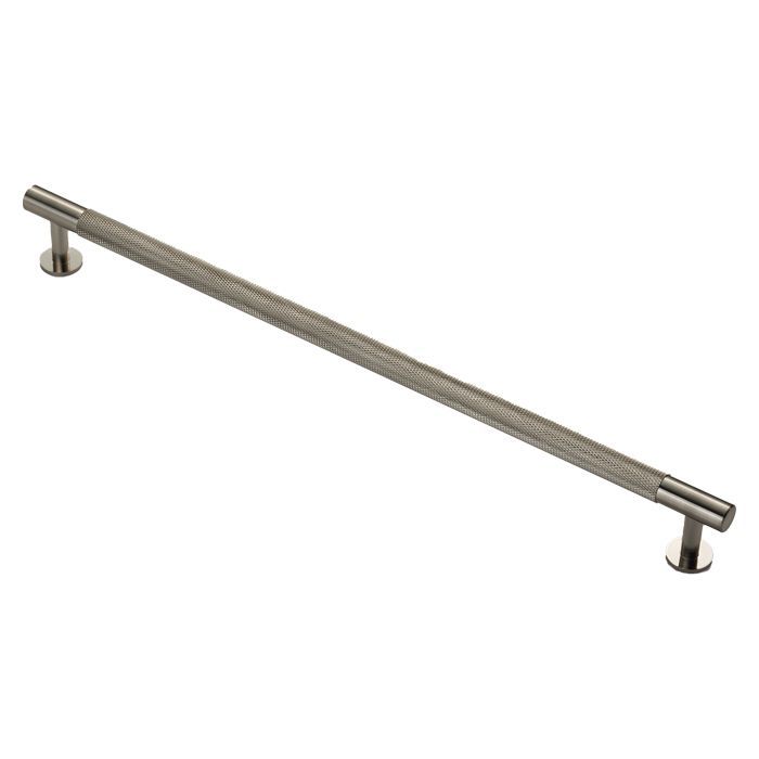 Satin Nickel 350mm Knurled Pull Handle | FTD700HSN