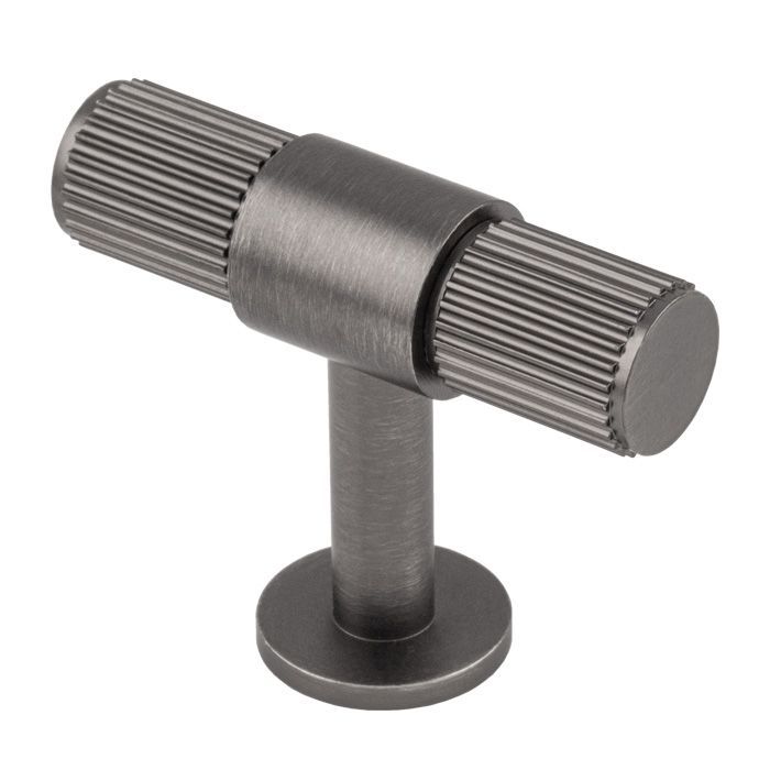 Anthracite 50mm Lines T-Bar Knob | FTD711ANT