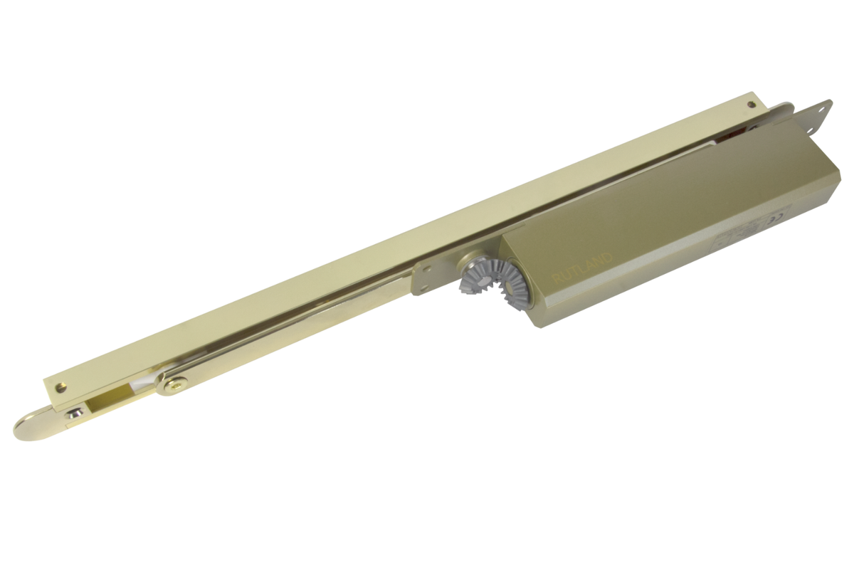 Rutland Electro Brass PVD Concealed Cam Action Door Closer | ITS.11205PVD (12047)