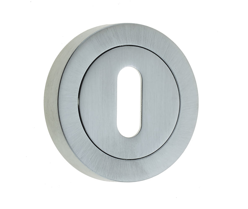 Jedo 50mm Satin Chrome Standard Escutcheon | JV503SC