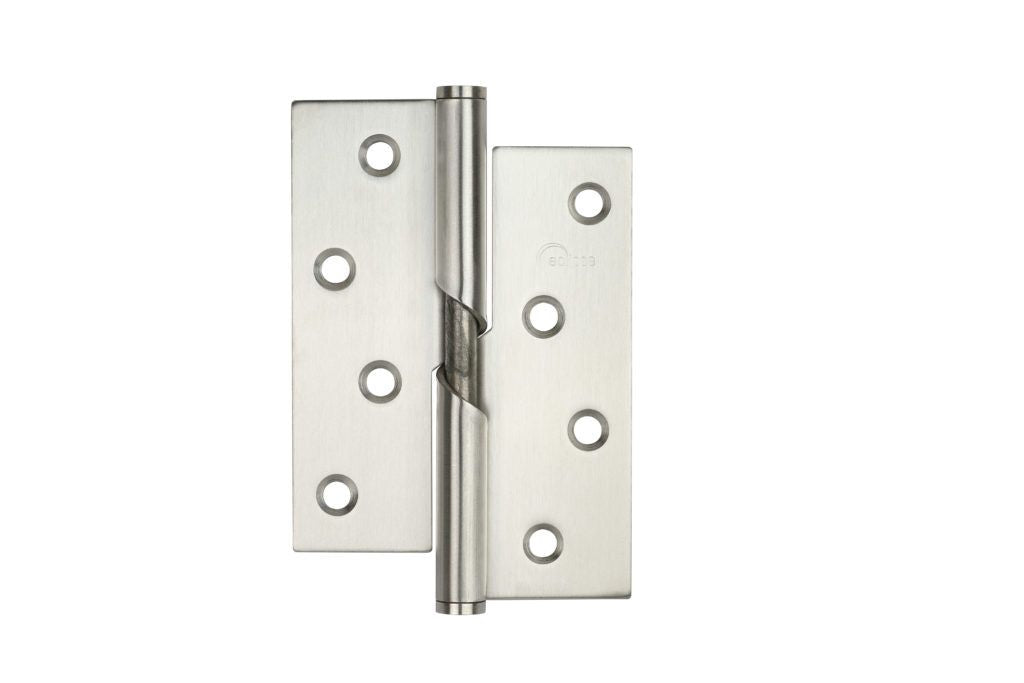 Eclipse Satin Stainless 102mm 4" Left Handed Rising Butt Hinges | 14843