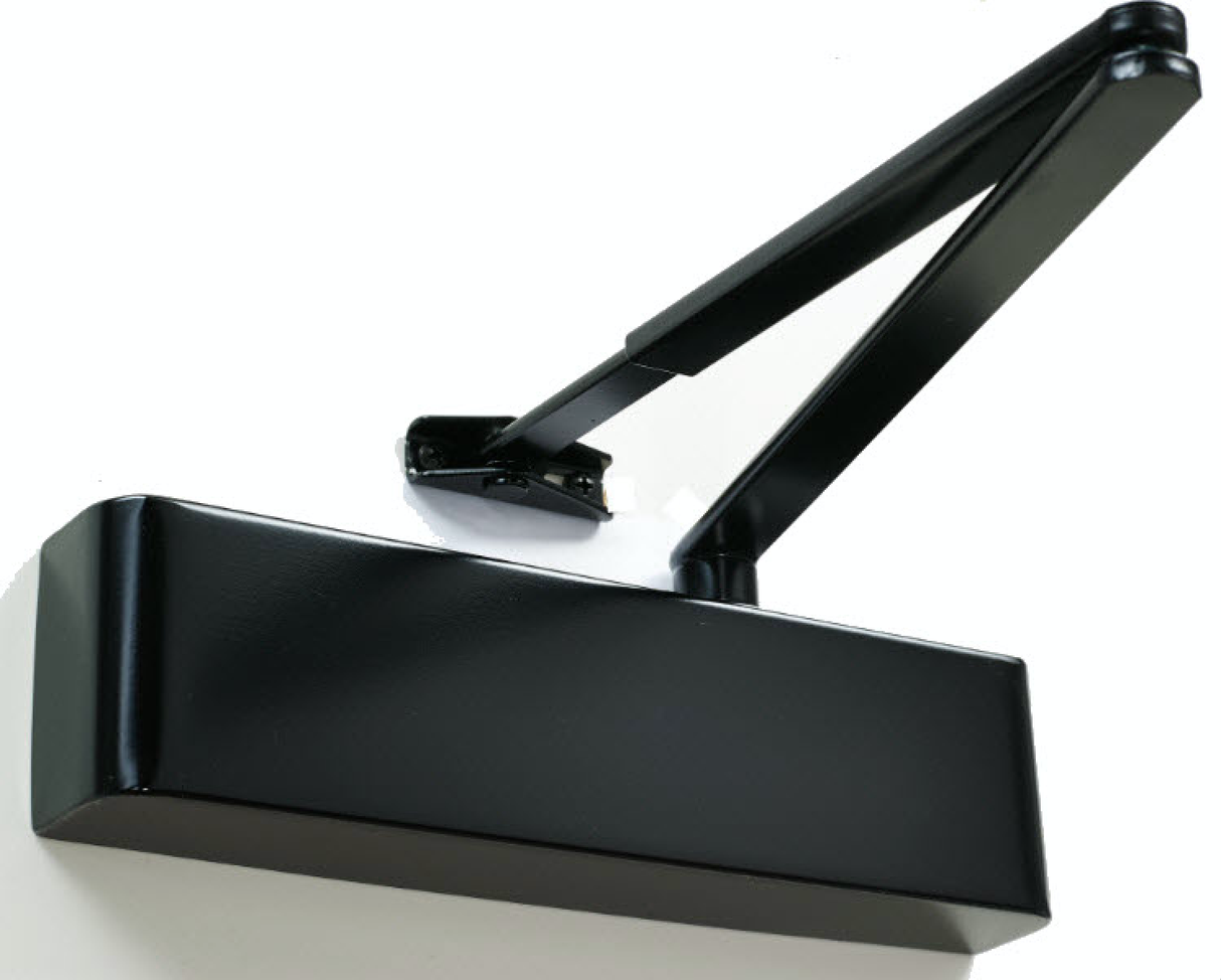 Rutland Black Designer Overhead Door Closer | TS9205BK (11917)