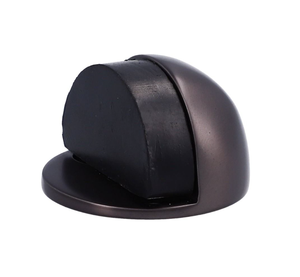Alexander & Wilks Dark Bronze 45MM Floor Mounted Oval Shielded Door Stop | AW631DBZ