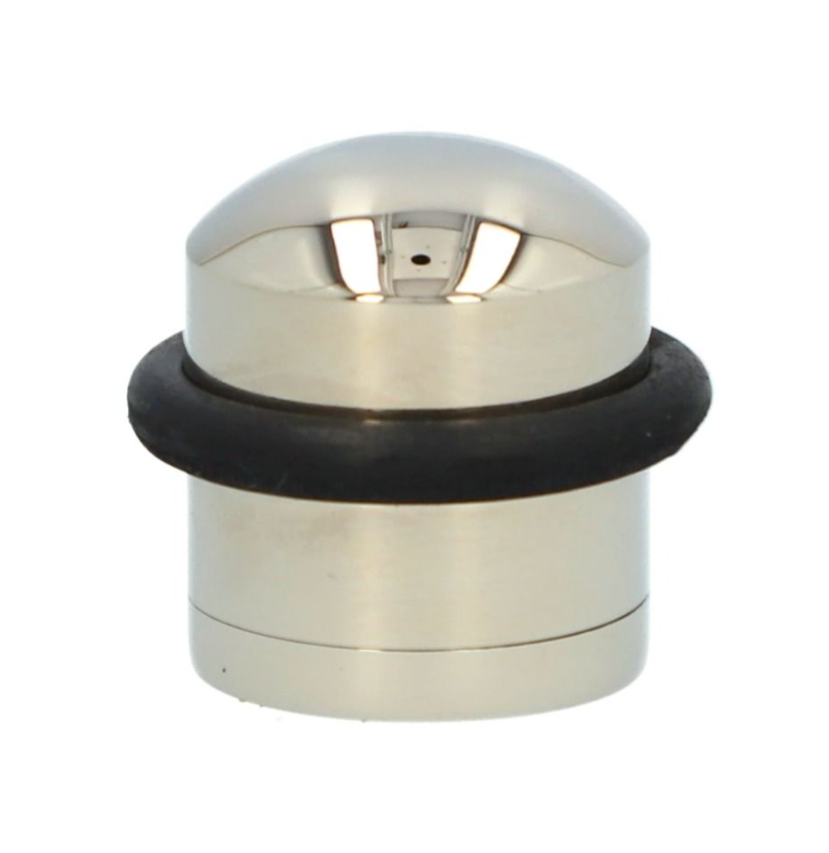 Alexander and Wilks Polished Nickel Dome Top Floor Mounted Door Stop | AW638PN