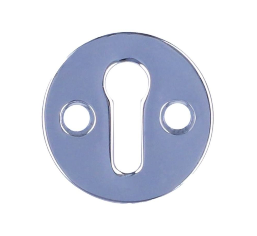 Alexander and Wilks Polished Chrome Victorian Escutcheon STD Profile | AW399PC