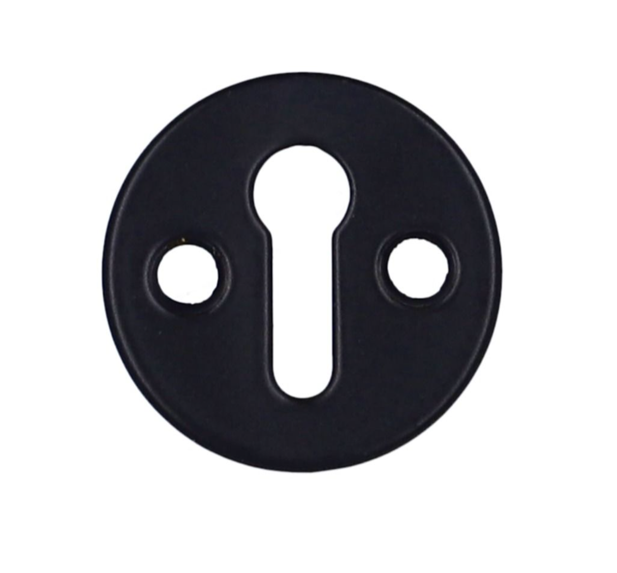 Alexander and Wilks Black Powder Coat Victorian Escutcheon STD Profile | AW399BLK