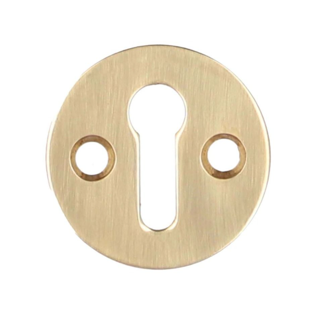 Alexander and Wilks Polished Brass Lacquer Victorian Escutcheon STD Profile | AW399PBL