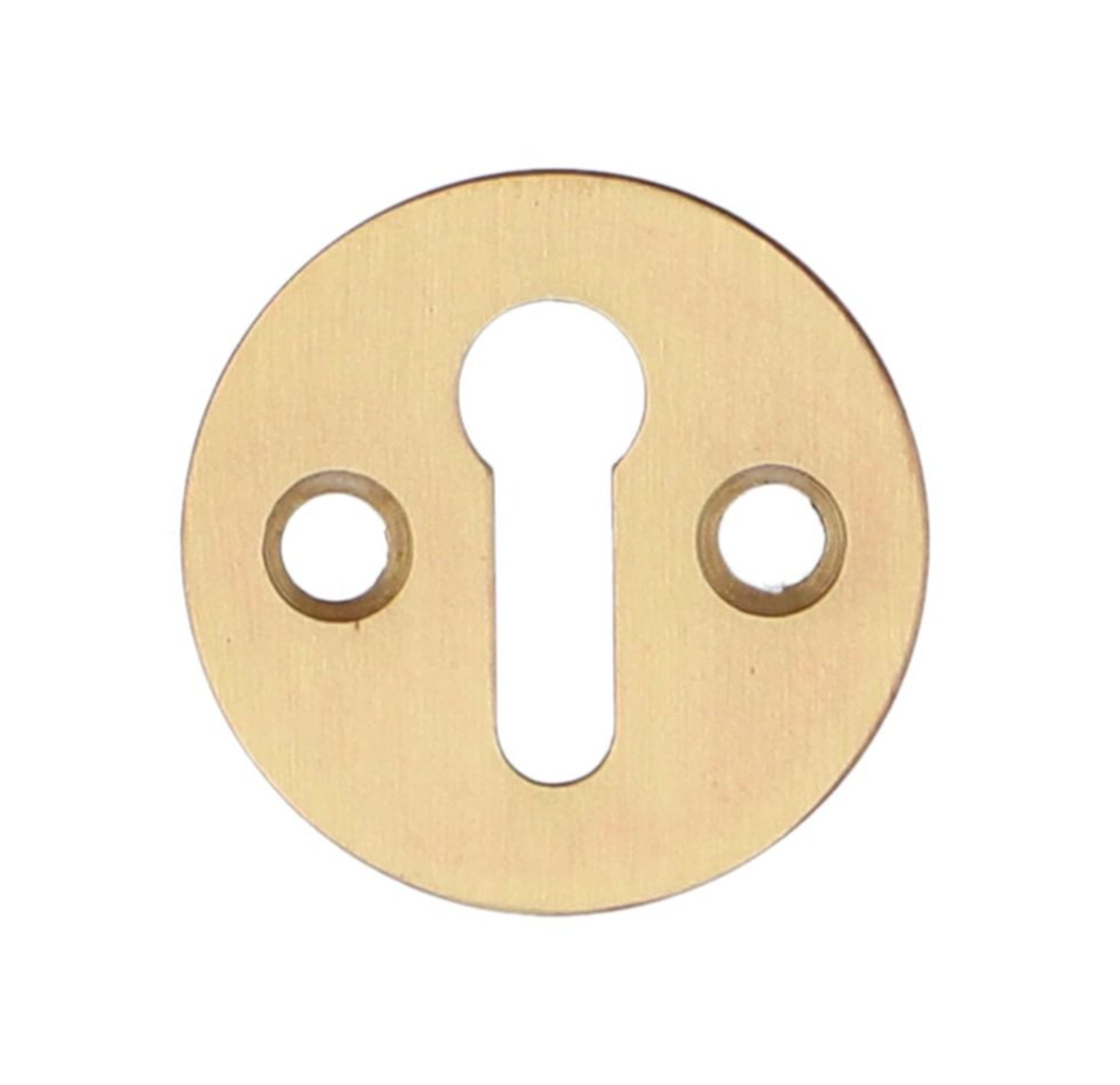 Alexander and Wilks Satin Brass Victorian Escutcheon STD Profile | AW399SB