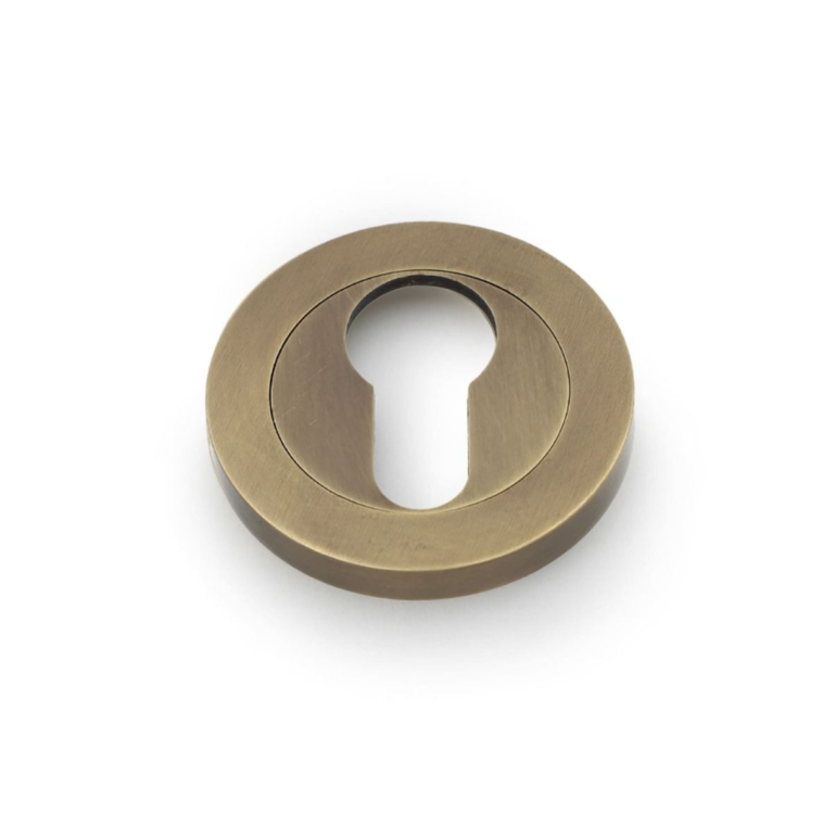 Alexander & Wilks Italian Brass 50mm Euro Escutcheon | AW390IB