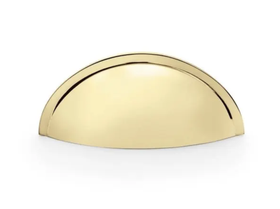 Alexander and Wilks Polished Brass 85mm Quieslade Cup Handle | AW909PB