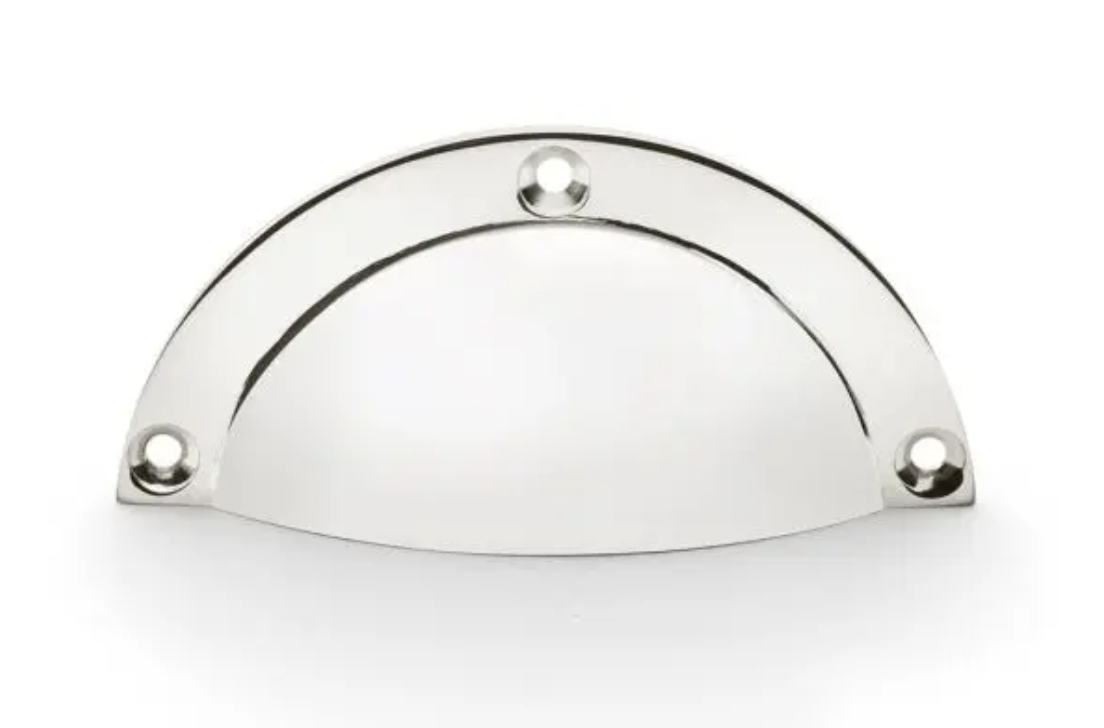 Alexander and Wilks Polished Nickel 97mm Raoul Cup Handle | AW910PN