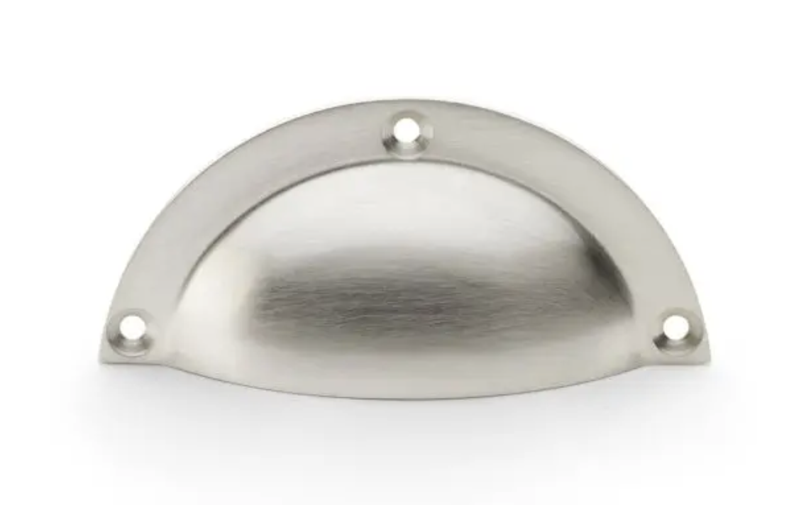 Alexander and Wilks Satin Nickel 97mm Raoul Cup Handle | AW910SN