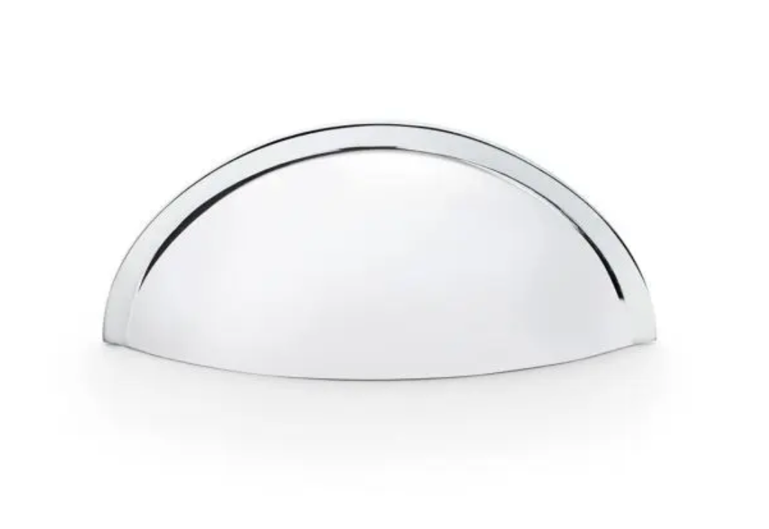 Alexander and Wilks Polished Chrome 85mm Quieslade Cup Handle | AW909PC