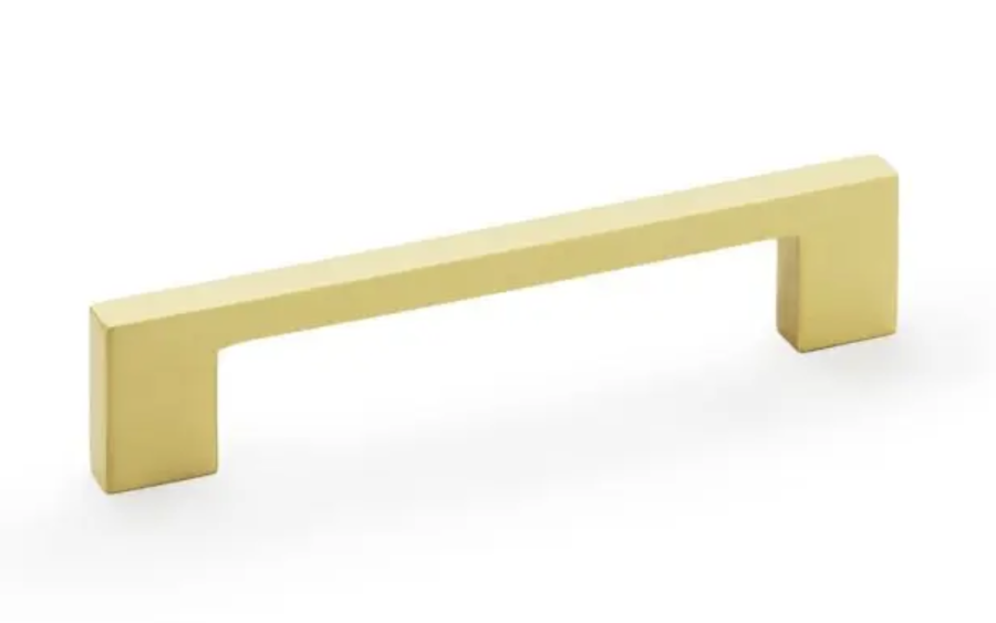 A&W Satin Brass Marco Cupboard Pull Handle c/c 128mm | AW837-128-SB