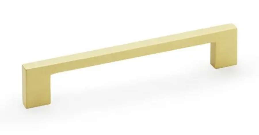 A&W Satin Brass Marco Cupboard Pull Handle c/c 160mm | AW837-160-SB