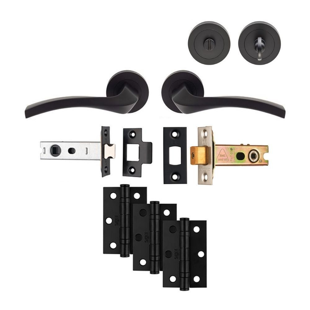 Matt Black Sines Bathroom Pack - Ultimate Door Pack