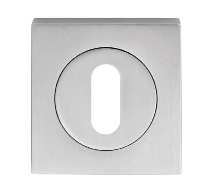 Serozzetta Polished Chrome 51mm Standard Profile Square Key Escutcheon | SZM003SQCP