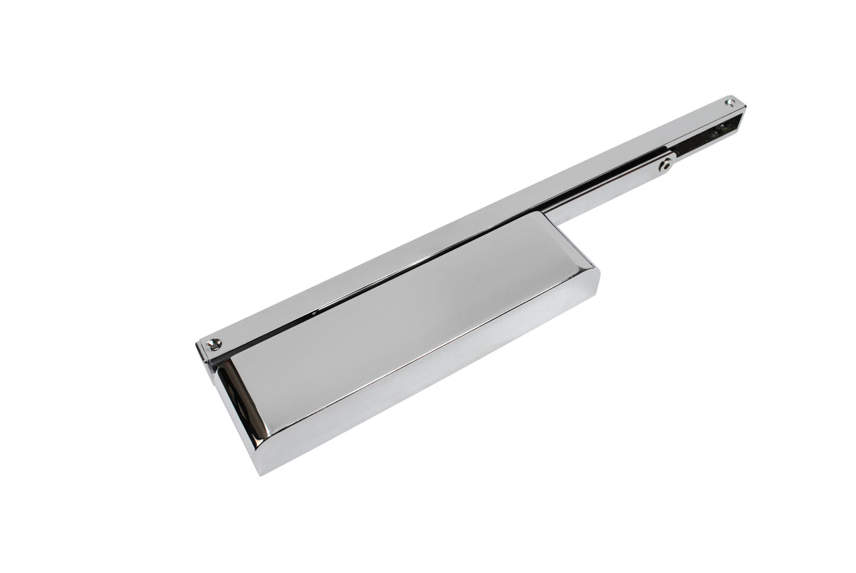 Rutland Polished Nickel Slide Arm Overhead Door Closer | TS.11204 PNP (11347)