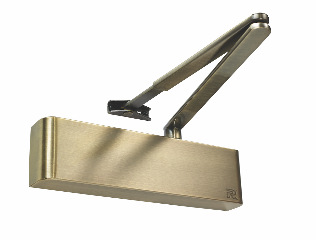 Rutland Antique Brass Designer Overhead Door Closer | TS9205AB (11748)