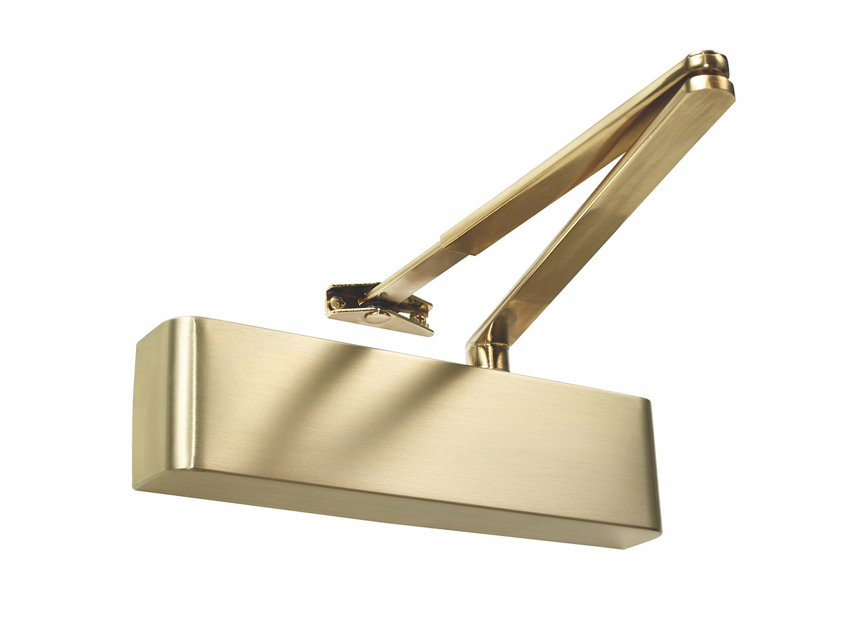 Rutland Satin Brass Designer Overhead Door Closer | TS9205SB (11760)
