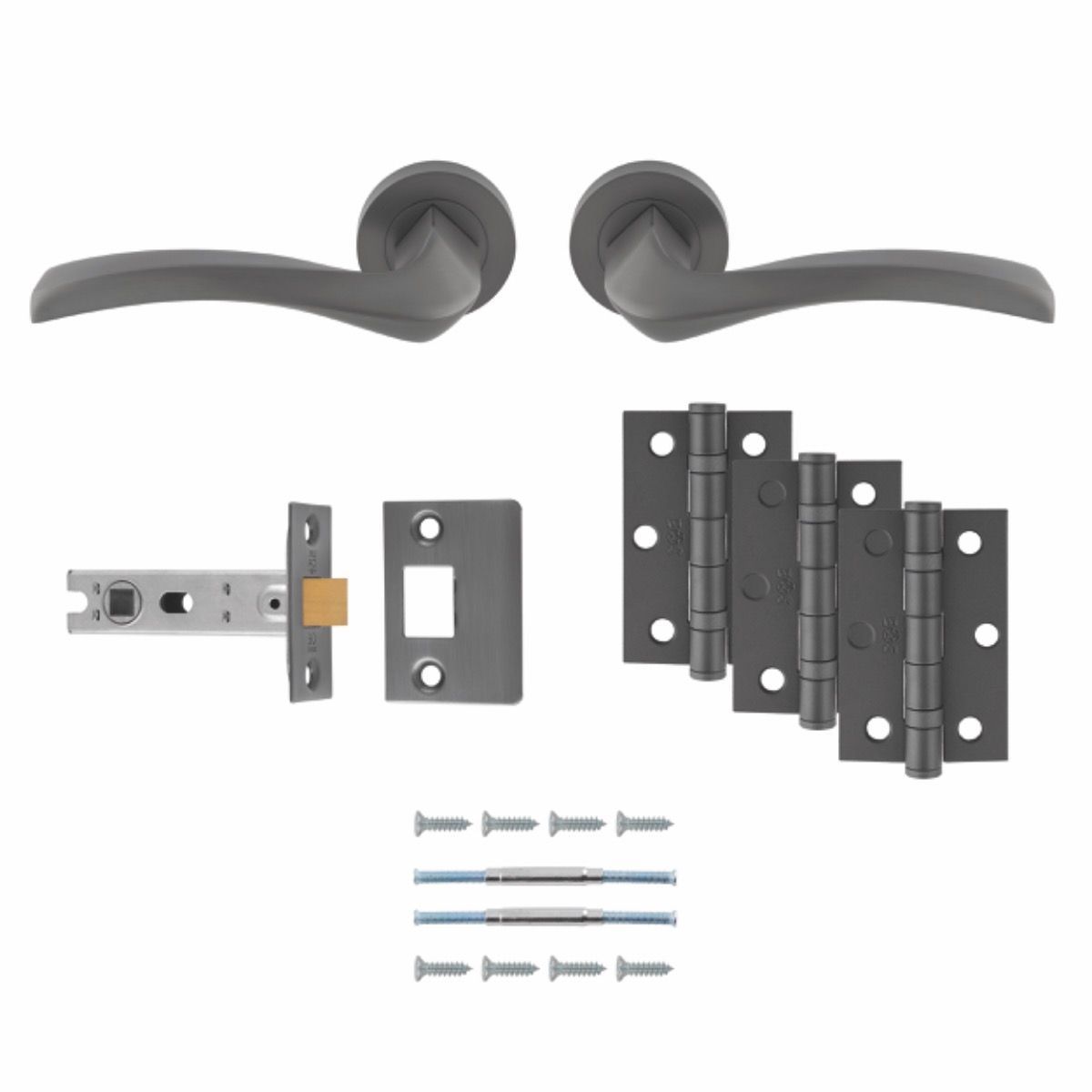 Anthracite Sines Latch Pack - Ultimate Door Pack