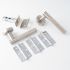Satin nickel Lagos Latch Pack - Ultimate Door Pack