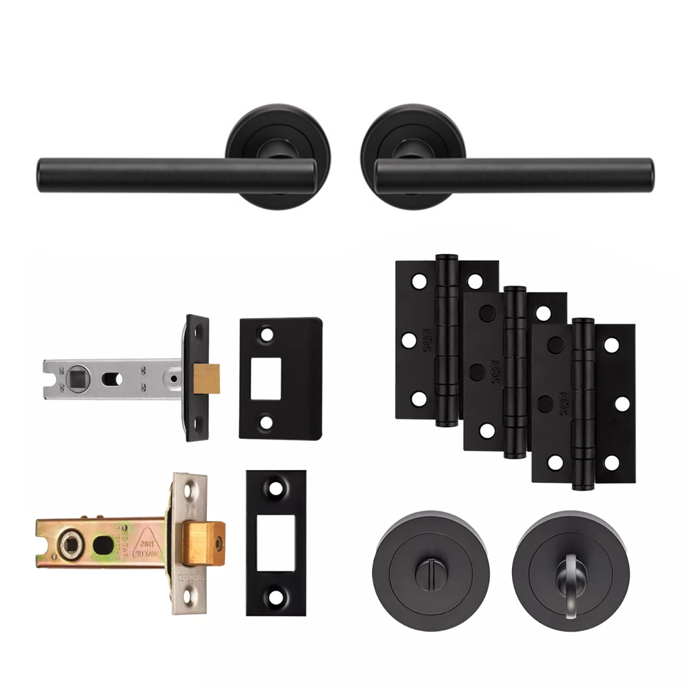 Matt Black Faro Bathroom Pack - Ultimate Door Pack