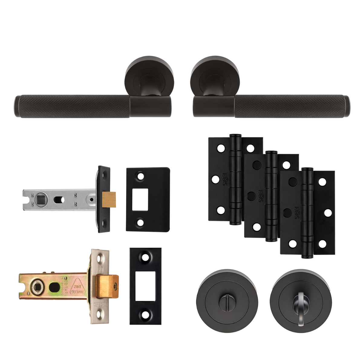 Matt Black Lagos Bathroom Pack - Ultimate Door Pack