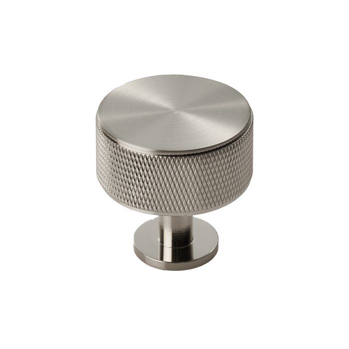 Satin Nickel 35mm Knurled Cupboard Knob | FTD703SN