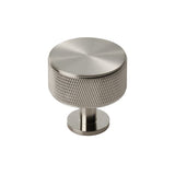 Satin Nickel 35mm Knurled Cupboard Knob | FTD703SN