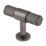 Anthracite 50mm Knurled T-Bar Knob | FTD701ANT