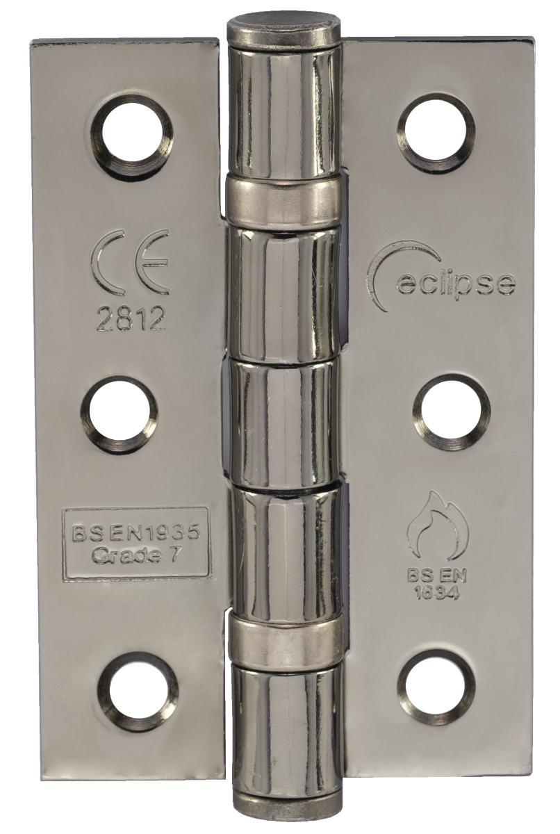 Eclipse Black Nickel 76mm (3") Grade 7 Steel BB Hinges  | 14099