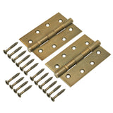 Eclipse Antique Brass 102mm (4" ) Grade 7 Slim Knuckle BB Hinges | 14341MAB