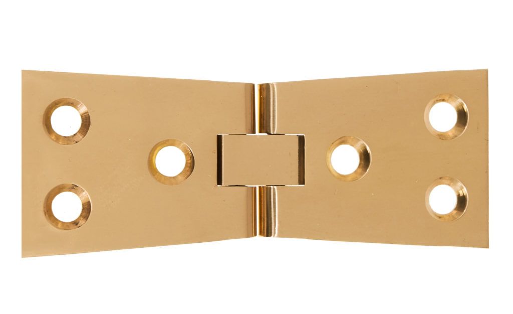 Eclipse Polished Brass 38mm Counterflap Hinges  | 14668