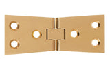 Eclipse Polished Brass 38mm Counterflap Hinges  | 14668