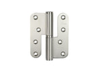 Eclipse Satin Stainless 102mm 4" Left Handed Radius Lift Off Hinges  | 14874