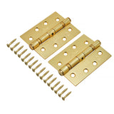 Eclipse Satin Brass 102mm (4")  Grade 11 Steel BB Hinges  | 14878