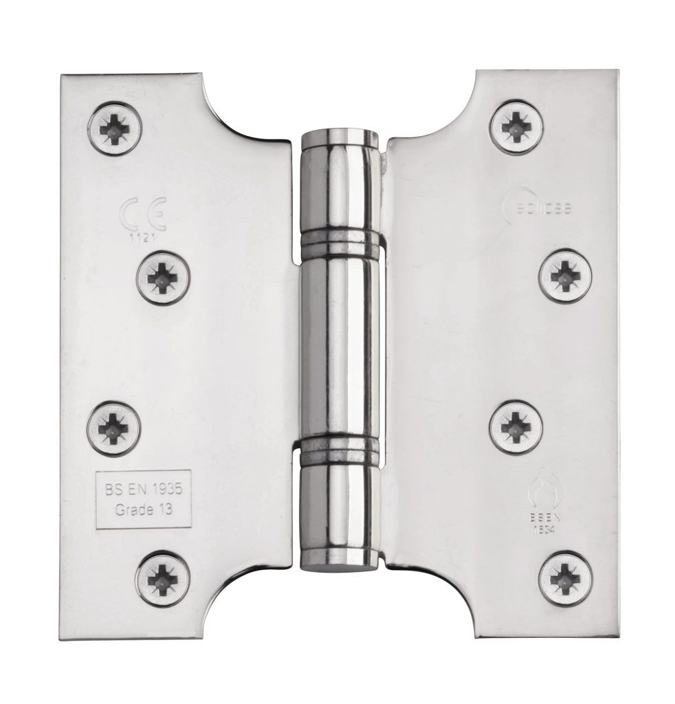 Eclipse 102x51x102mm (4") Polished Stainless Fire Rated Parliament Hinge | 14990
