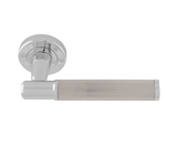 Set Polished Chrome and Satin Nickel Image Lines Lever | SZM270CPSN