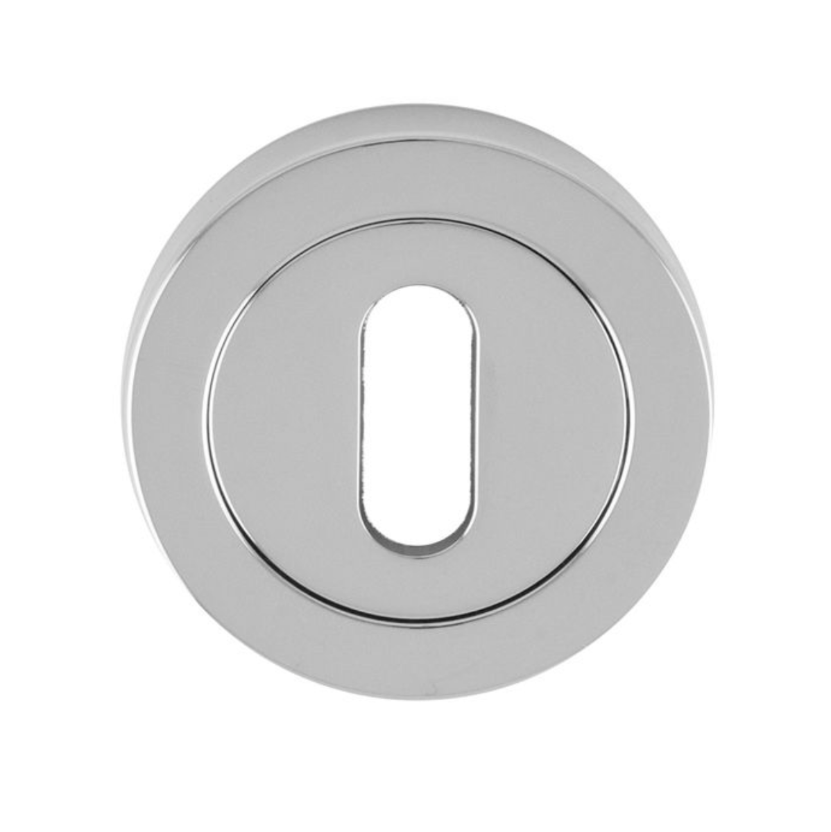 Carlisle Brass Polished Chrome Standard Keyhole Escutcheon | EUL002CP