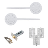 Eclipse Freestyle Polished Chrome Monte Latch Door Pack | 76x51mm (3") Hinge  |  22301