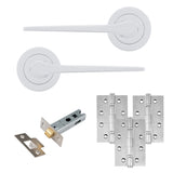 Eclipse Freestyle Polished Chrome Monte Latch Door Pack | 102x67mm (4")  Hinge  |  22321
