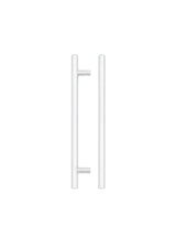 Matt White T Bar Cabinet Handle c/c 160mm | TDFPT-160-220MW