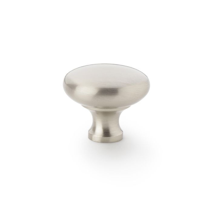 A&W Satin Nickel 38mm Wade Round Cupboard Knob | AW836-38-SN