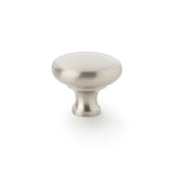 A&W Satin Nickel 38mm Wade Round Cupboard Knob | AW836-38-SN