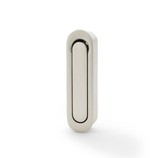 A&W Satin Nickel Radius Sliding Door Edge Flush Pull  | AW991SN