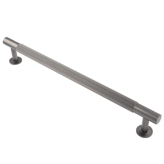 Anthracite 254mm Lines Pull Handle | FTD710EANT